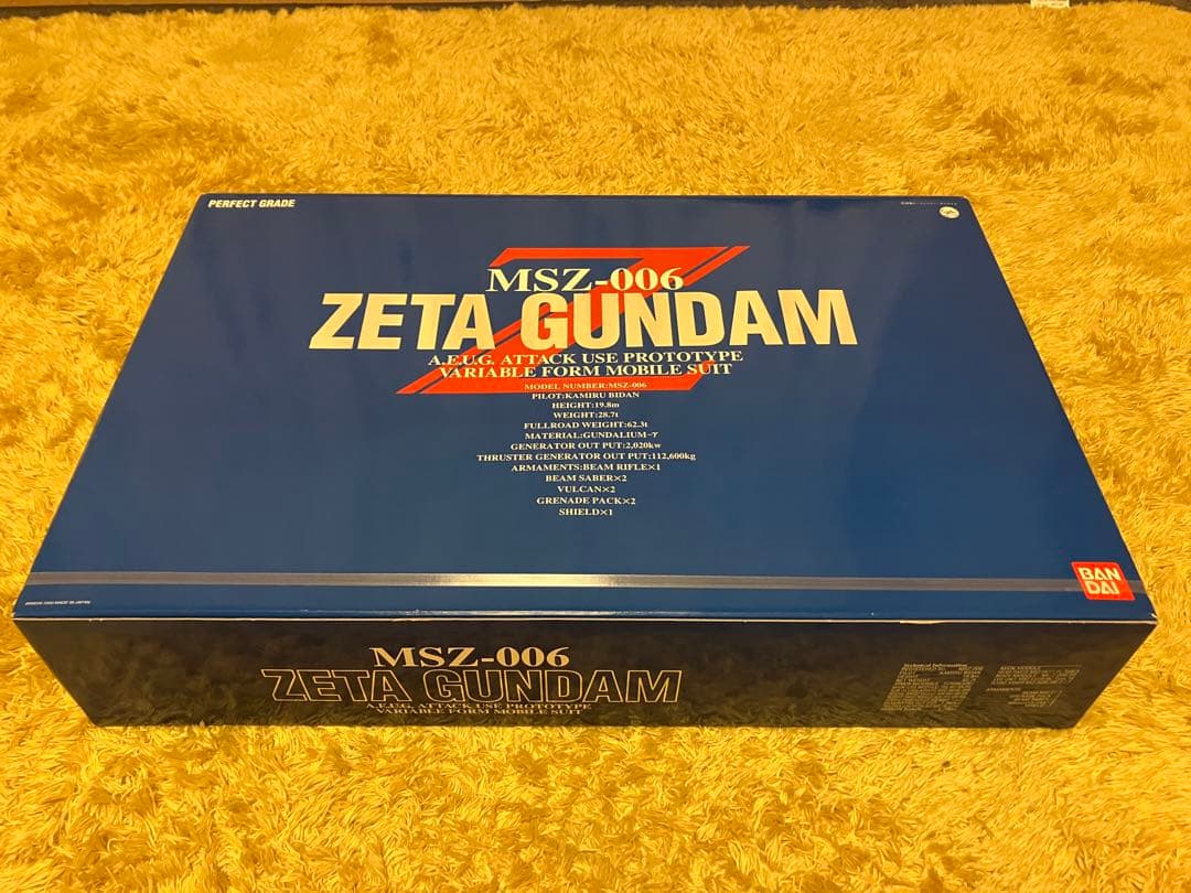 PG　1/60 　ゼータガンダム・MSZ-006 PG Mobile Suit Z Gundam MSZ-006 Zeta Gundam 1/60 Scale-colored