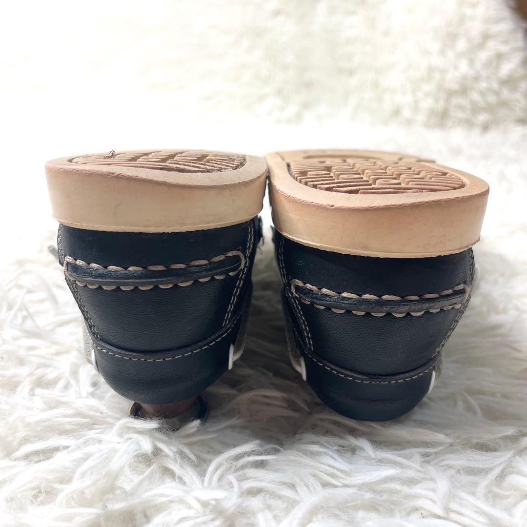 【美品】 パラブーツ デッキシューズ BARTH ネイビー 24.5cm