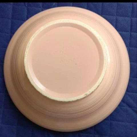 スージークーパー「ピンク・ロータス」大きなボウル(口径31cm)1930年代