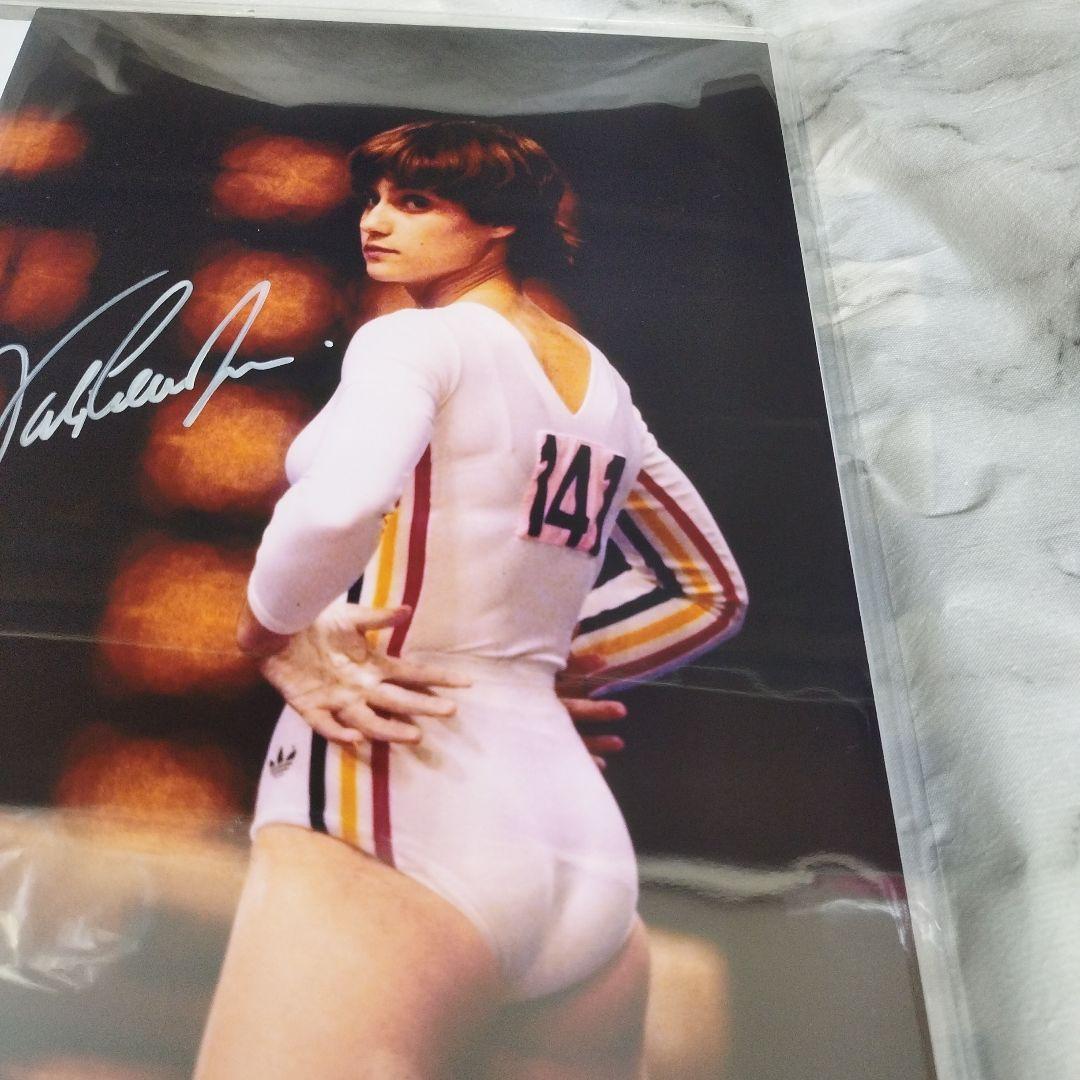 モントリオール五輪金メダリスト ナディア・コマネチ 直筆サイン入り