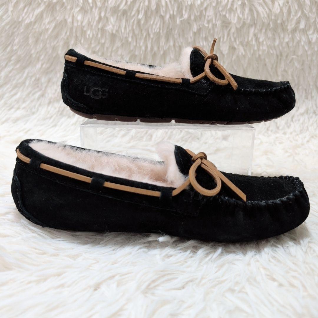 【未使用級】アグ ダコタ モカシン スリッポン ブラック 23.0cm