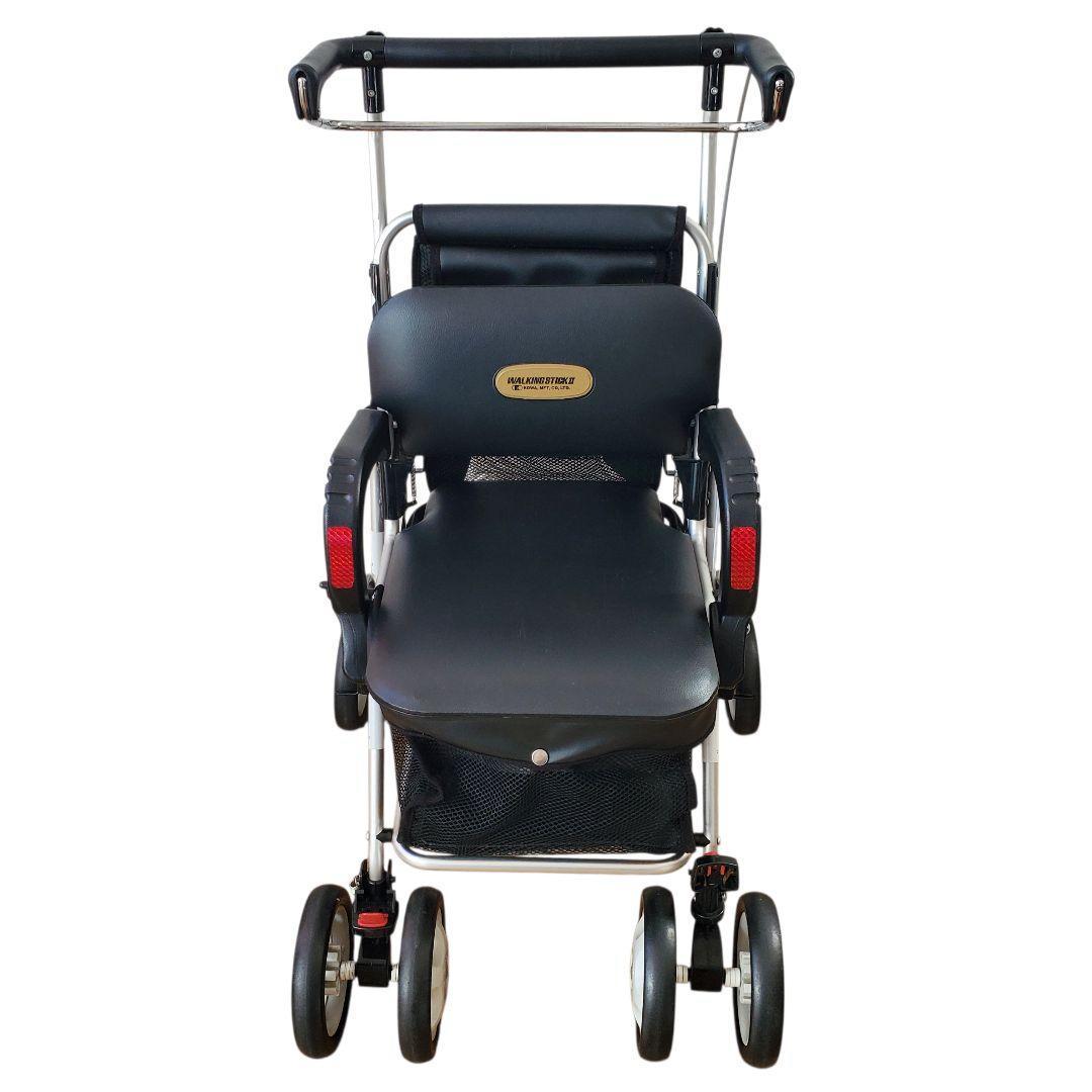 希少】【美品】幸和製作所 WALKING STICK II レザー 手押し車 - メルカリ