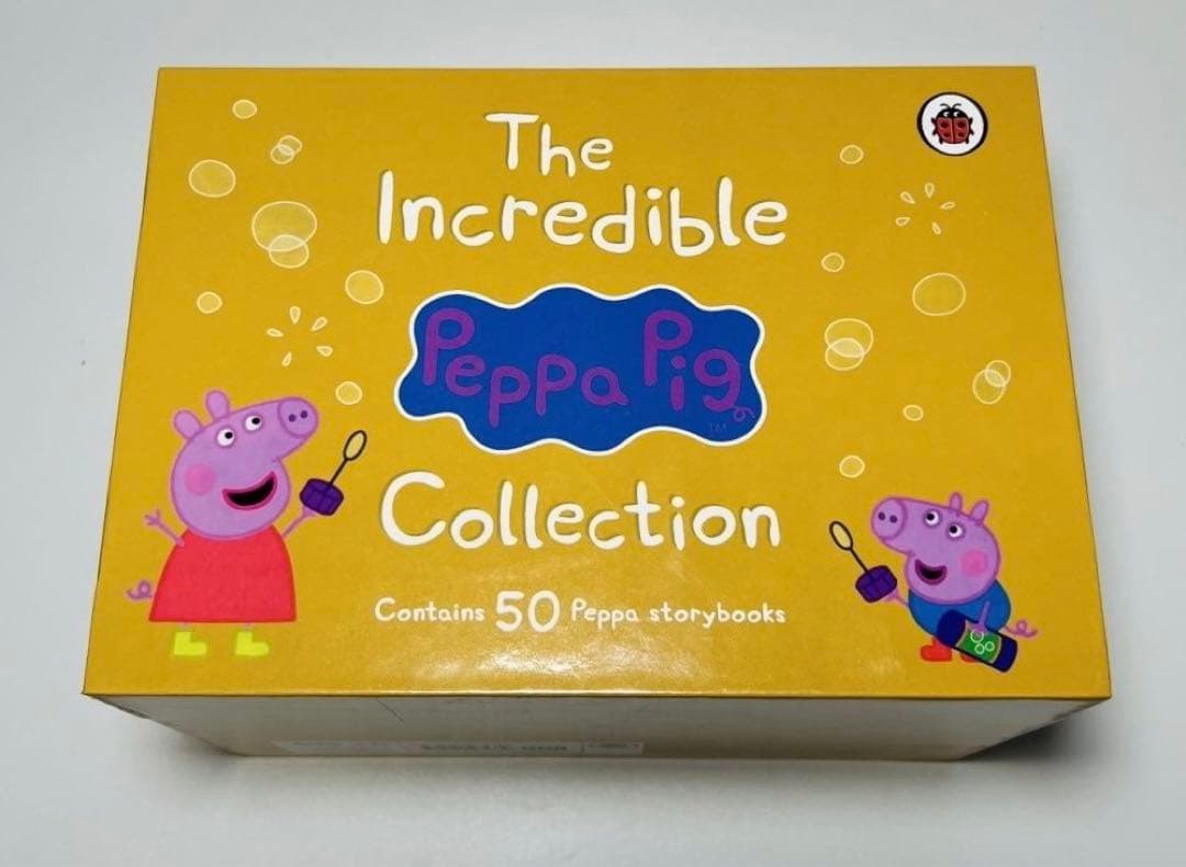 PeppaPig 黄箱 赤箱 2点お得セット ペッパピッグ 多読 英語絵本 - メルカリ