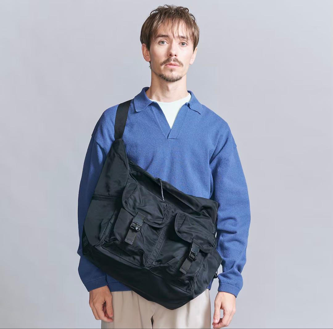 兄*者様 【別注】＜BAICYCLON＞ ナイロン マルチポケット ショルダーバ