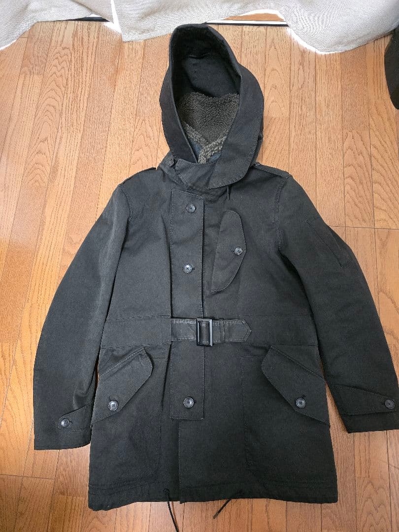 【廃盤】TEN-C STORM PARKA　シャーリングカラーセット 50 Ten C Storm Parka Black - Beachim