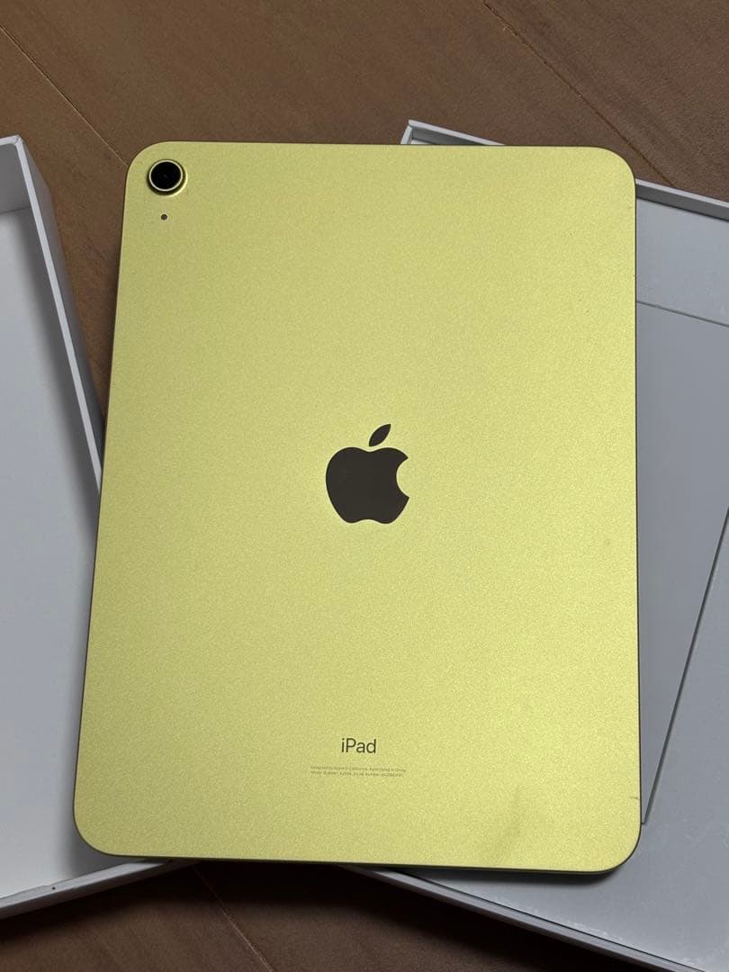訳あり】iPad 第10世代 イエロー 箱あり 起動OK 充電不良 - メルカリ