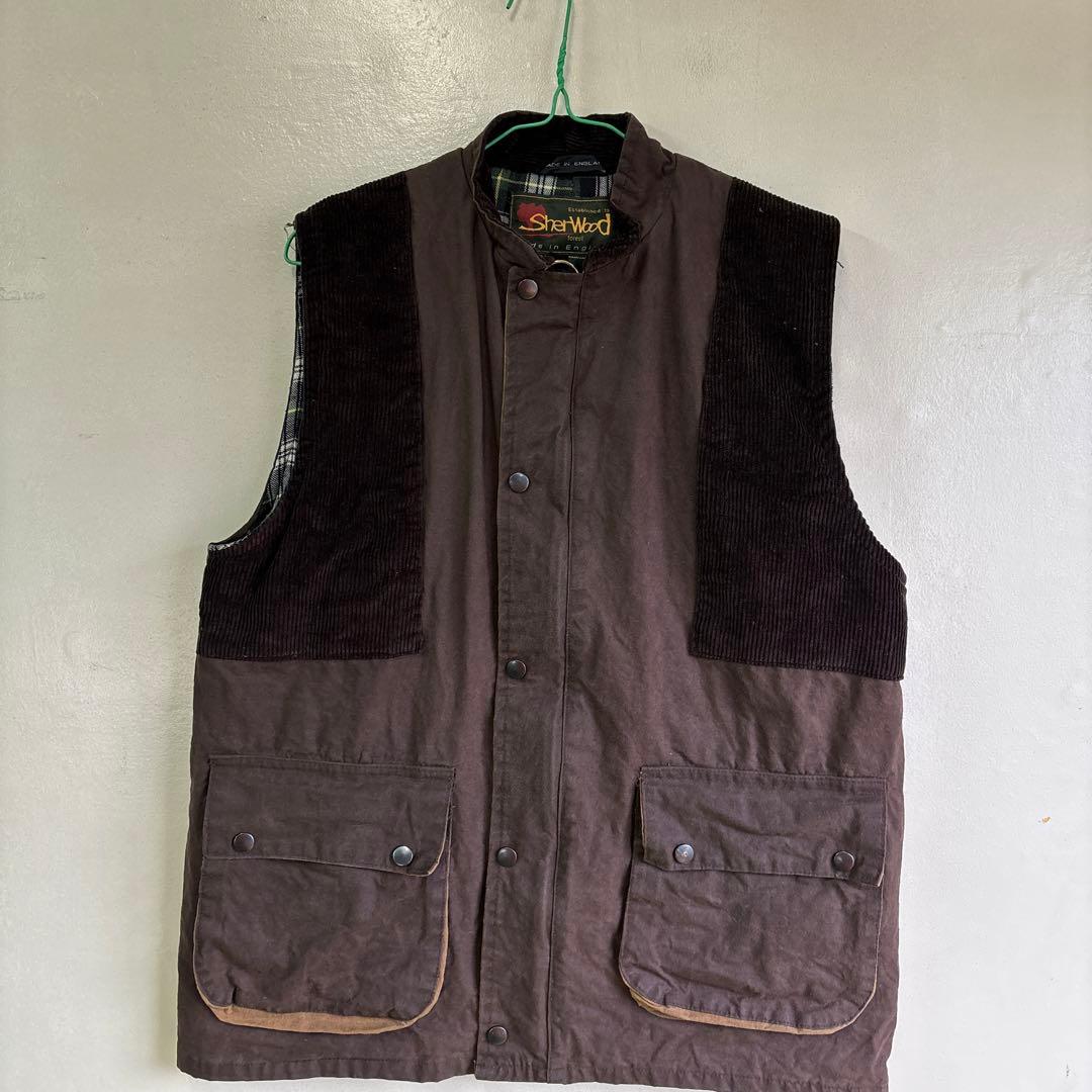 SherWoodforestオイルドベスト　イギリス製　ドラゴン SherWoodforestオイルドベスト イギリス製 - メルカリ