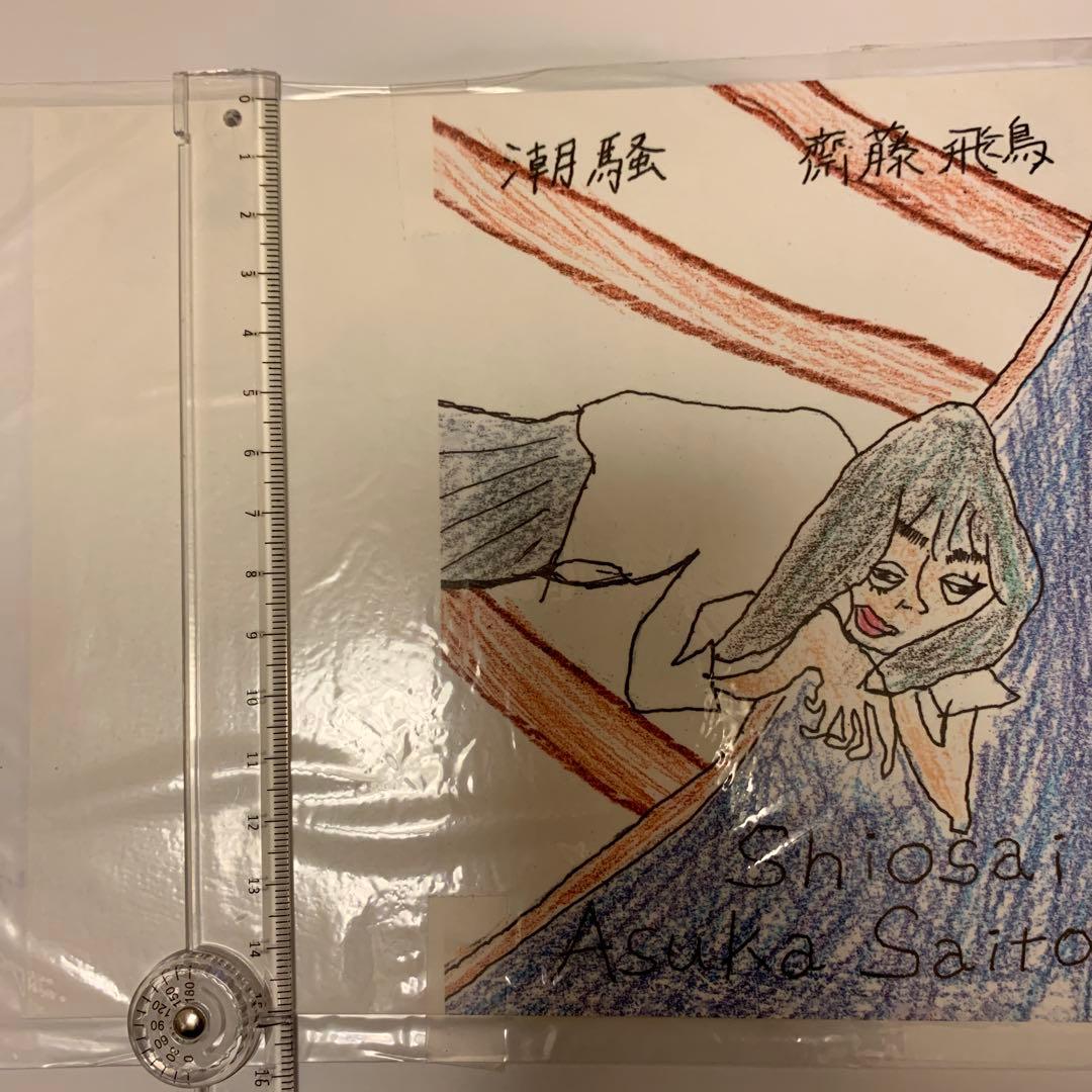 齋藤飛鳥1st 写真集「潮騒」特典 齋藤画伯作ブックカバー - メルカリ