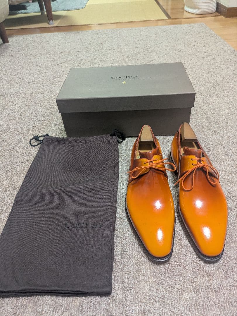 ラモス！【Corthay】コルテ ドレスシューズ　UK8 26.0cm相当 ラモス様専用！【Corthay】コルテ ドレスシューズ UK8 26.0cm相当