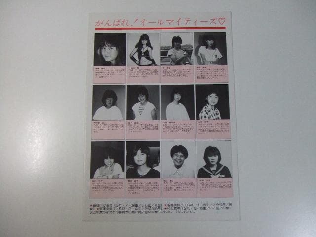 激レア 輝け！第1回 マイティレディフェスティバル パンフレット 当時物