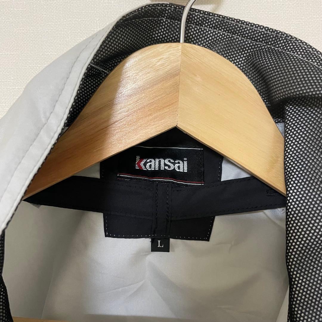 美品】空調風神服 ベスト L カンサイ 01005 2025年新型ファン付 - メルカリ