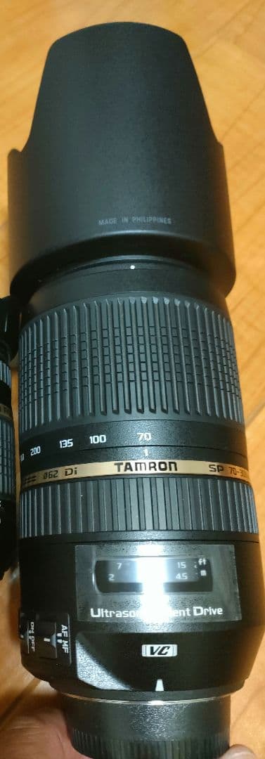 未使用TAMRON SP70-300F/4-5.6 DiVCUSD NikonF
