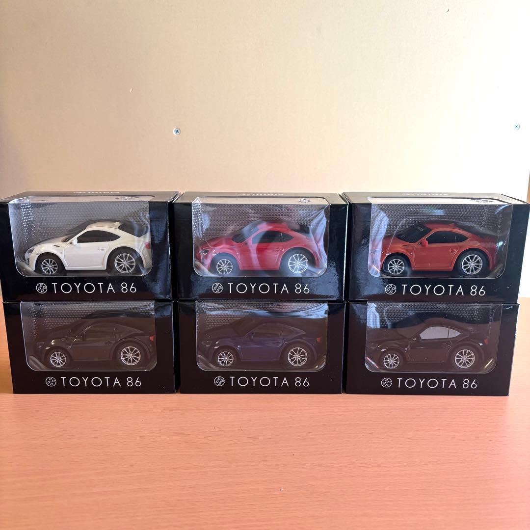 【非売品】 トヨタ 86 プルバックカー GR 6台セット 非売品】 トヨタ 86 プルバックカー GR 6台セット 2026年最新