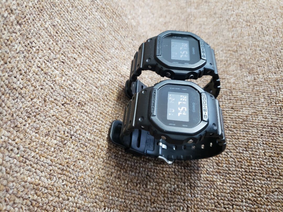 2本セットCASIO DW-5600BB 正常稼働品 G-SHOCK Gショック - メルカリ