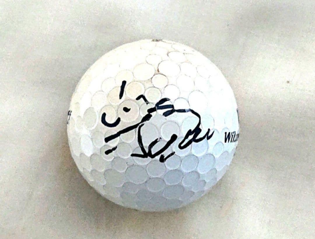 上原彩子 jlpga 直筆 サイン オウン ネーム ボール 女子 ゴルフ プロ