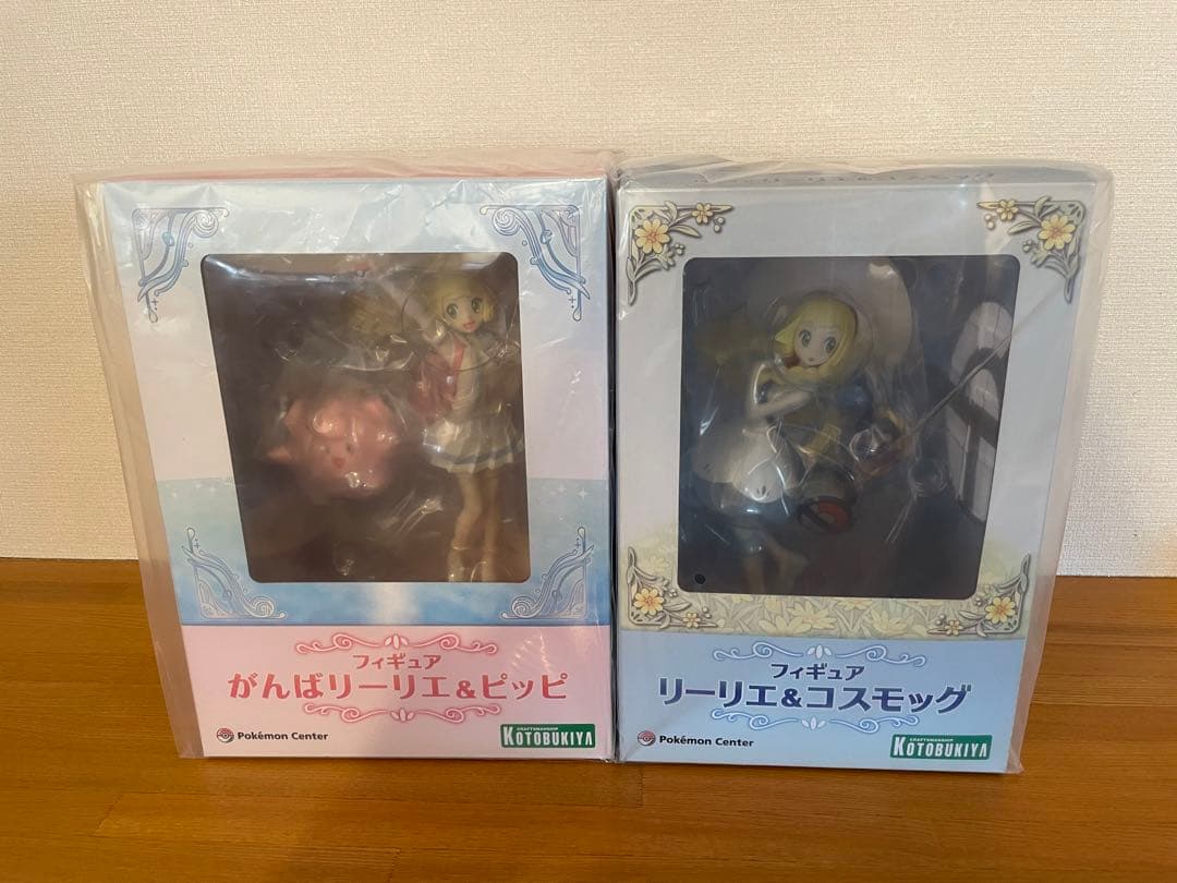 リーリエ＆コスモッグ、リーリエ＆ピッピ フィギュア セット
