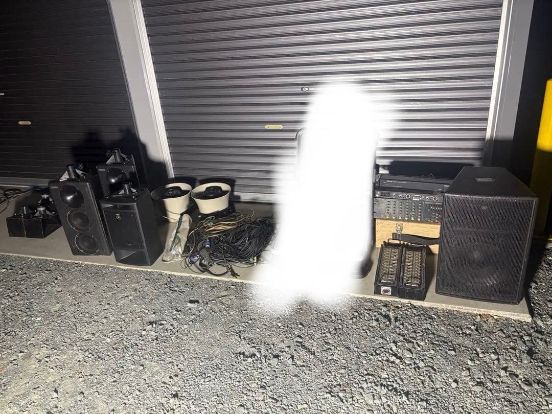 オーディオ機器セット（スピーカー・ミキサー） オーディオミキサー MG12XU+パワーアンプ XM4180+スピーカー CBR12