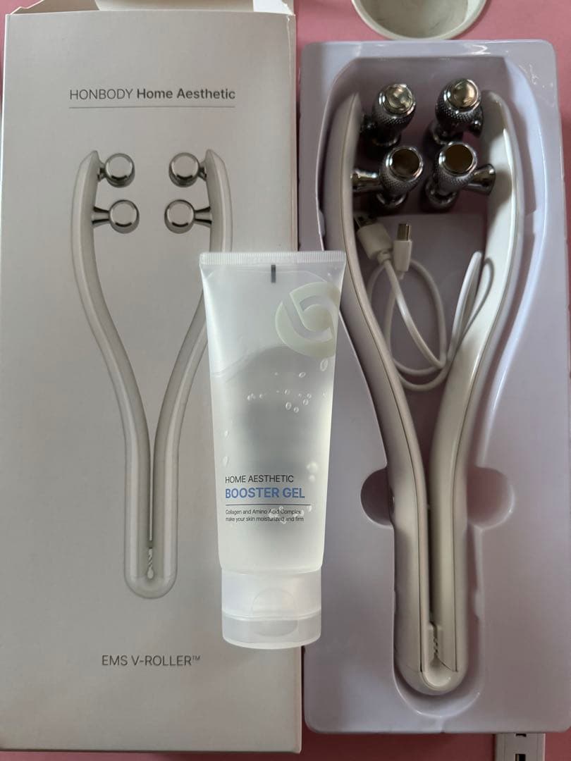 HONBODY 美顔ローラーフェイスローラー 《ジェル付き》