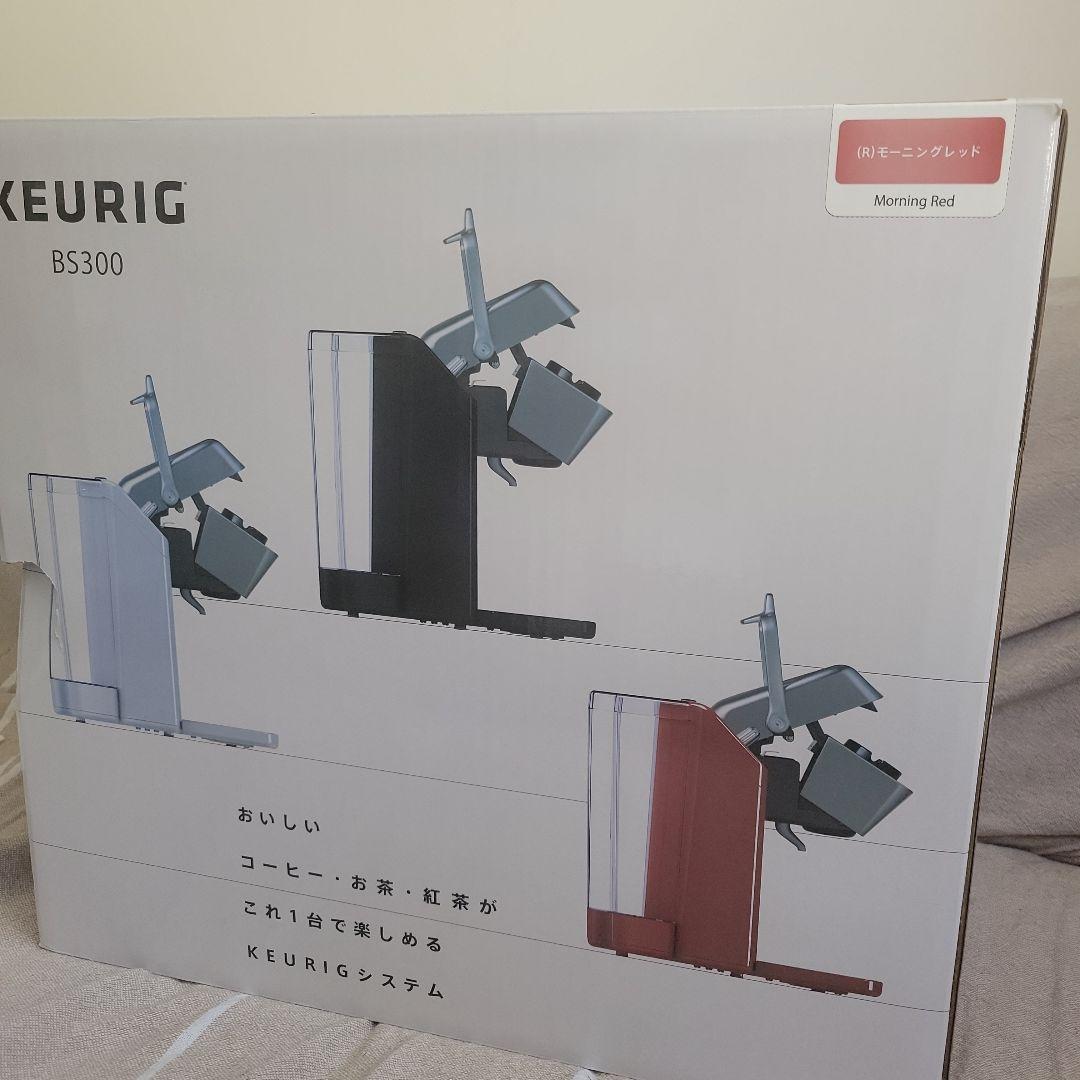 新品未使用 Keurig(キューリグ) 本体BS300レッド赤　マグカップ付き Amazon | キューリグ コーヒーメーカー キューリグコーヒーシステム