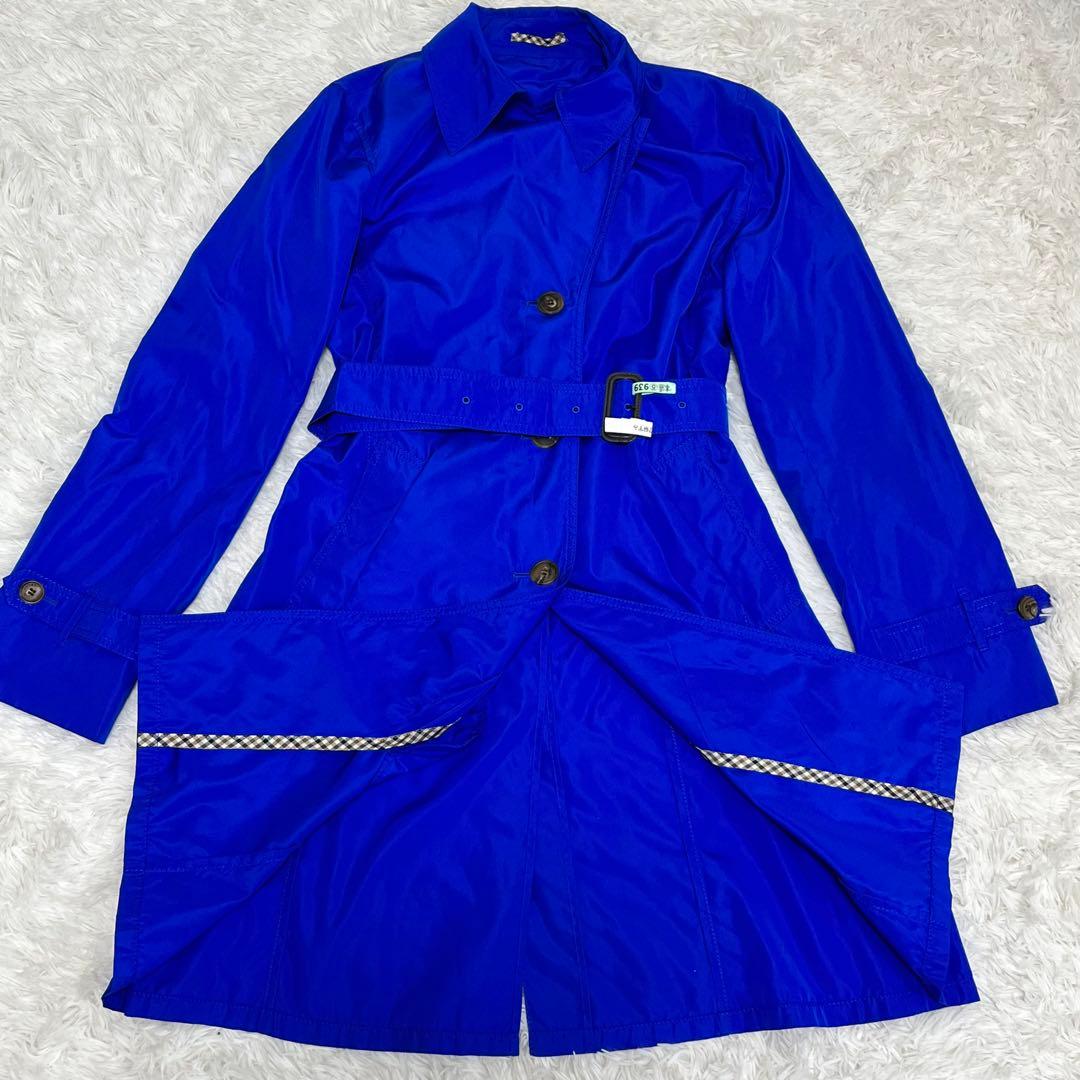 アクアスキュータム レインコート ベルト付 ブルー 大きいサイズ XL アクアスキュータム レインコート ベルト付 ブルー 大きいサイズ XL