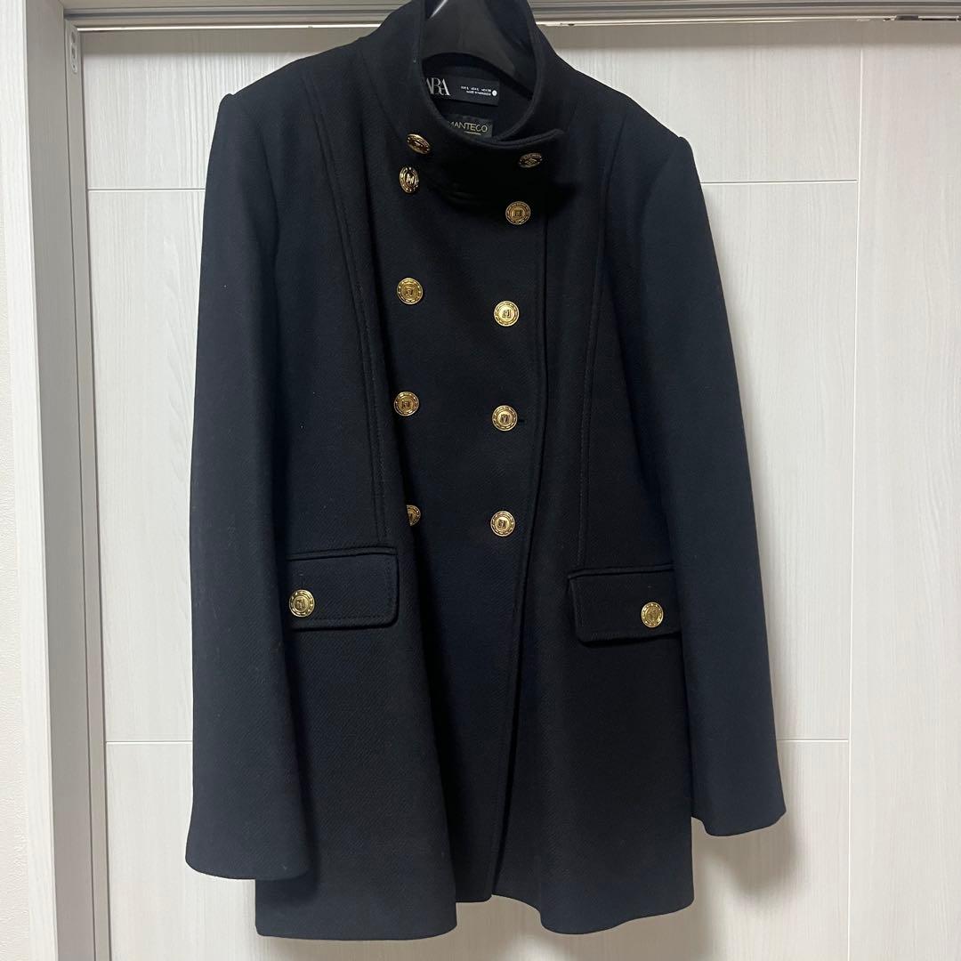 ZARA ザラ MANTECO マンテコ ナポレオンコート 金ボタン L - メルカリ