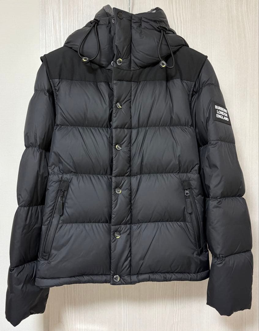 新品未使用品]バーバリー LOCKWELL メンズダウンジャケット ブラック