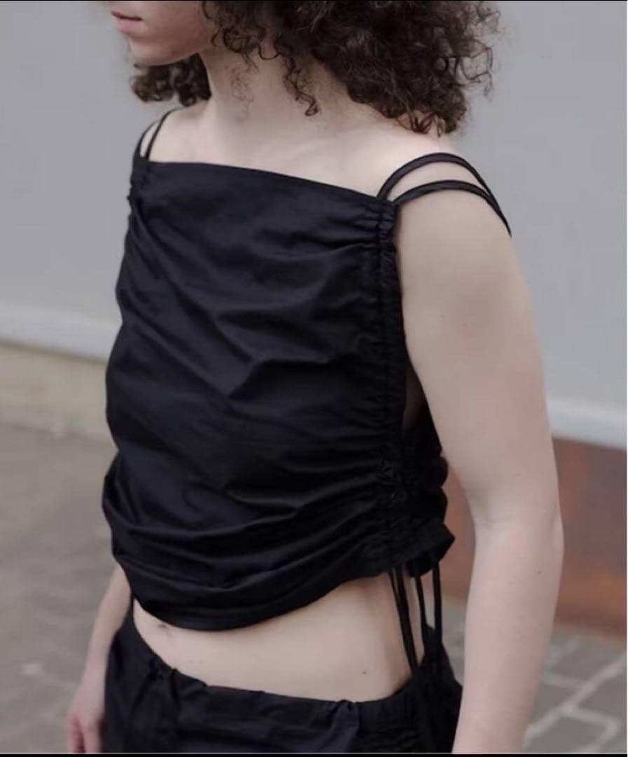 baserange PICTORIAL STRAP TOP XS