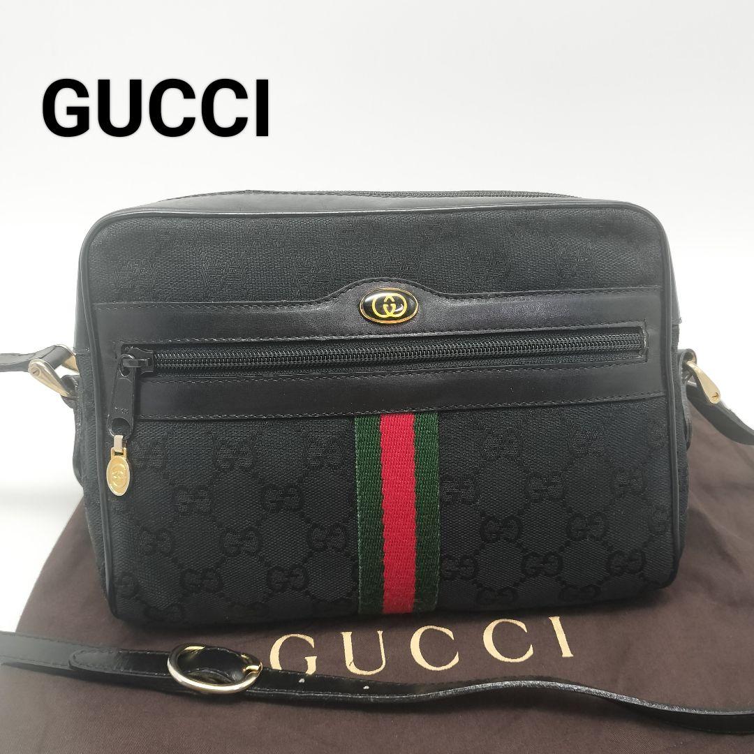 極美品✨グッチ　ショルダーバッグ　オールドグッチ　GG柄 GUCCI（グッチ） 極 美品 オールドグッチ シェリーライン GG ロゴ 金具