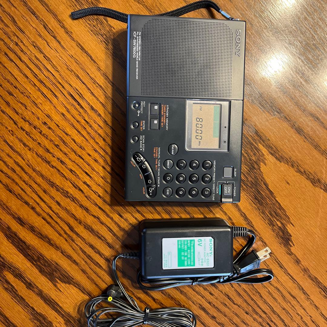 SONY 超高感度ポータブル短波ラジオ FM AM ICF-SW7600G SONY 超高感度ポータブル短波ラジオ ソニー FM - メルカリ