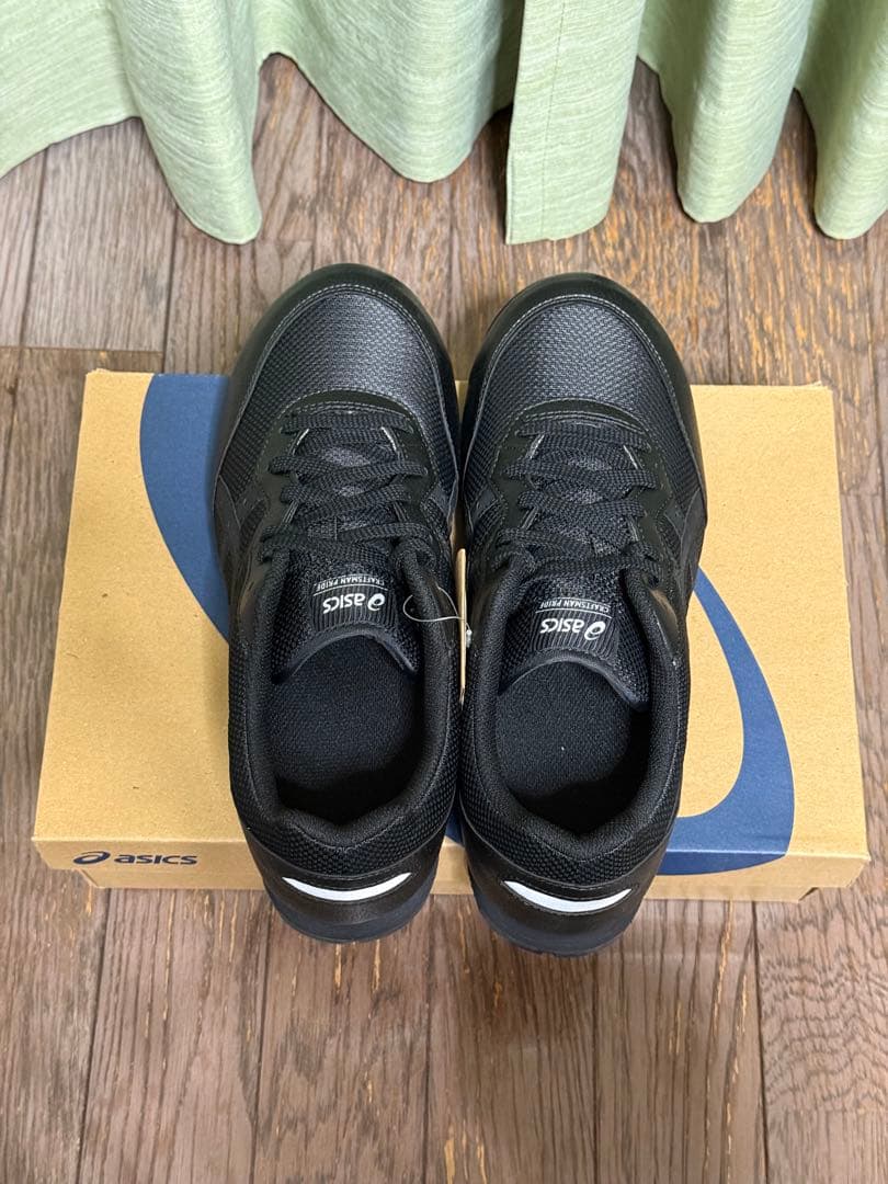 asics WINJOB CP201 ブラック安全靴 メンズ 26.5cm