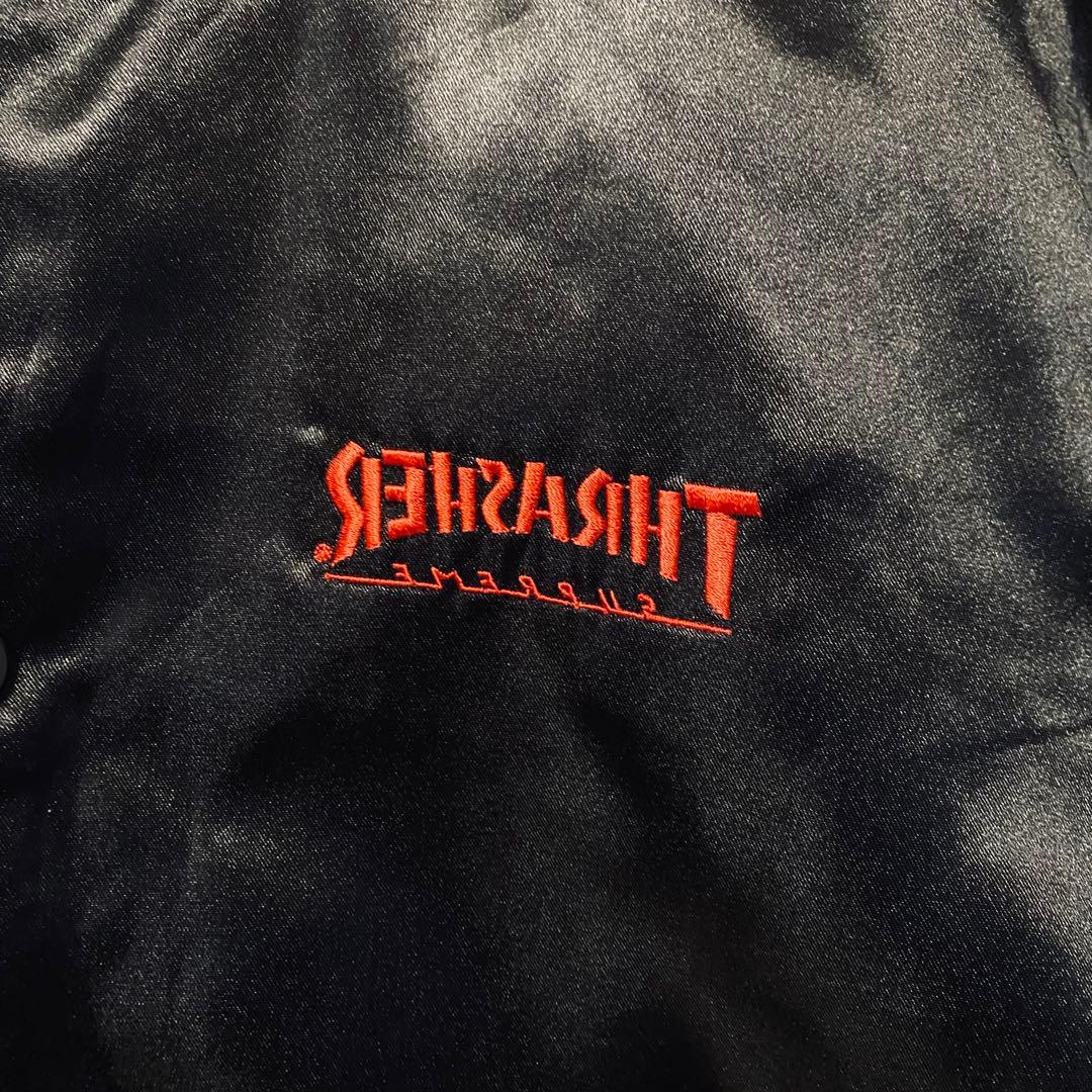 早い者勝ち Supreme × Thrasher サテンスタジャン FW21