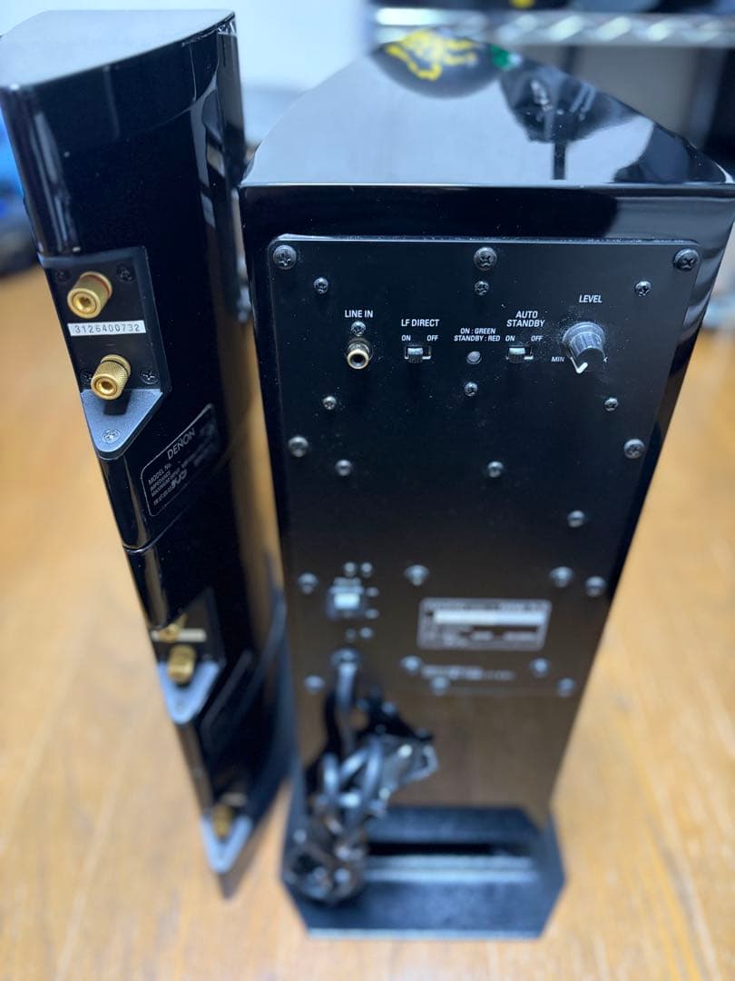 DENON 3.1chサラウンドスピーカー ピアノブラック