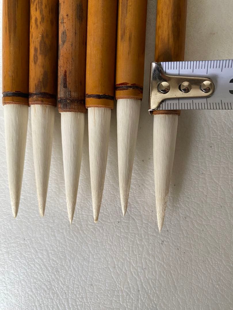 蘇州湖筆 右軍書法 筆 6本 中国筆 古筆