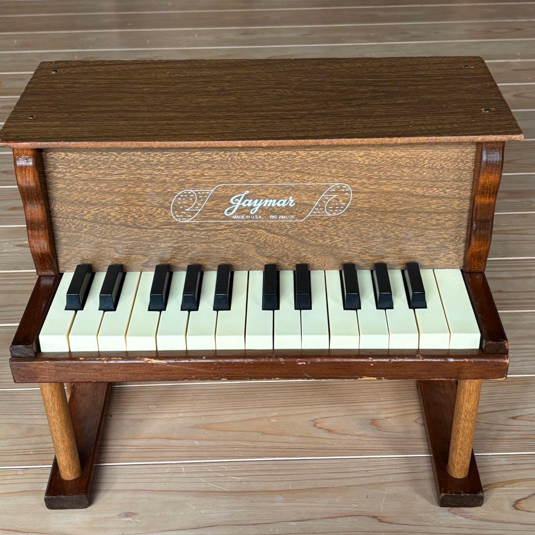 JAYMAR トイピアノ　1970年代　アメリカ製　レストア済 Jaymar Wooden Baby Grand Piano Red 1970's ~New In Box~ T494 | eBay
