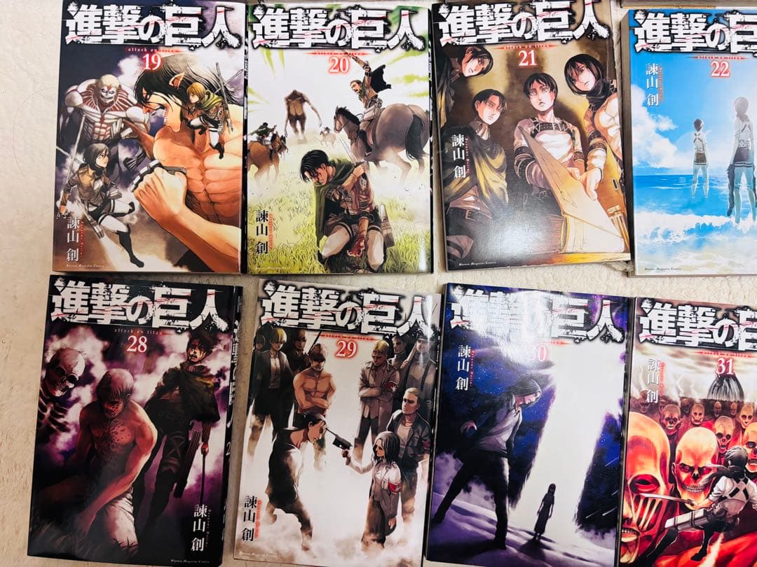 進撃の巨人 全巻セット 1-34巻 - メルカリ