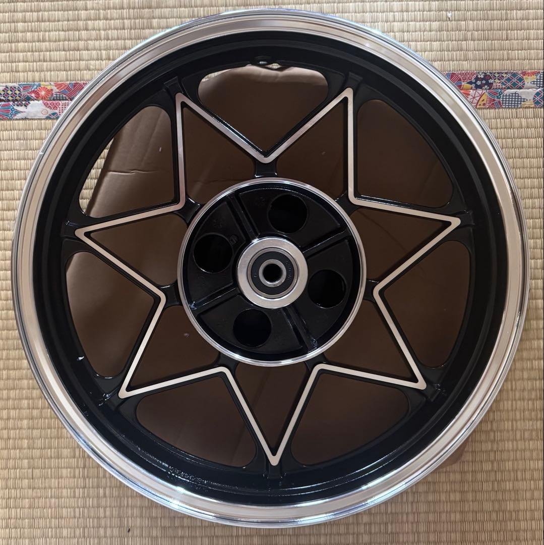 ゼファー用キャストホイール バイク用アルミホイール ブラック/シルバー Amazon | ゼファー400 キャストホイール /【ナインキャスト