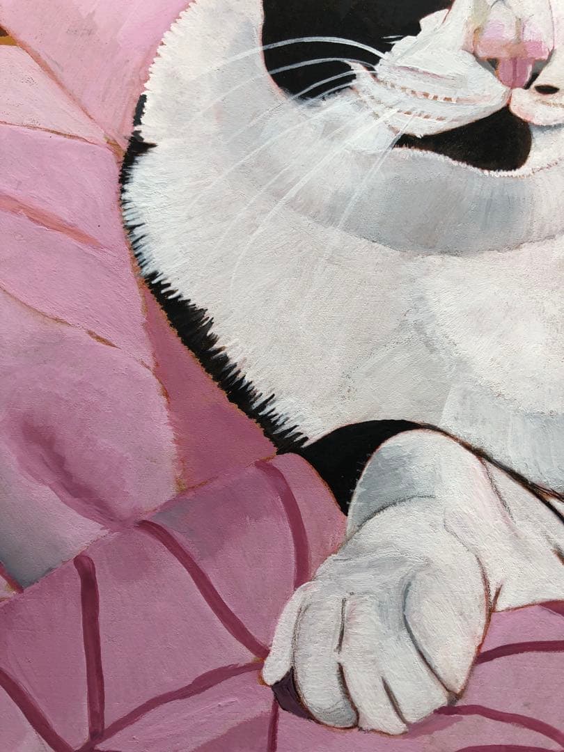 原画「ウメ12」《＋猫イラスト３枚無料プレゼント！》