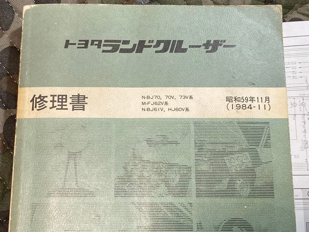 整備書 トヨタランドクルーザー 修理書サービスマニュアル ランクル70