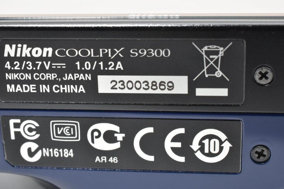《 美品 》 ニコン　Nikon COOLPIX S9300 ブルー 動作確認済