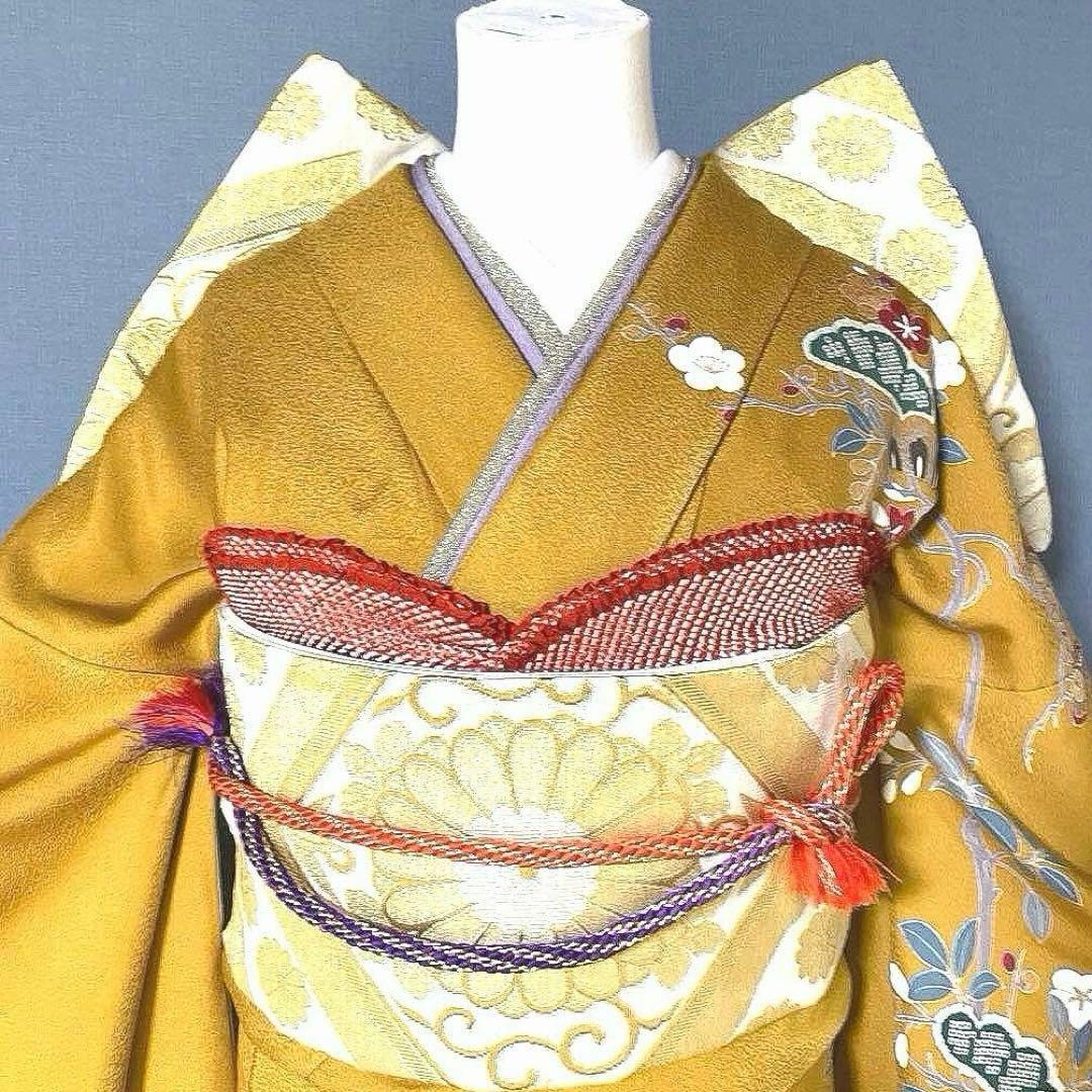 振袖フルセット 手描き友禅 成人式振袖 振袖 裄丈71 - メルカリ