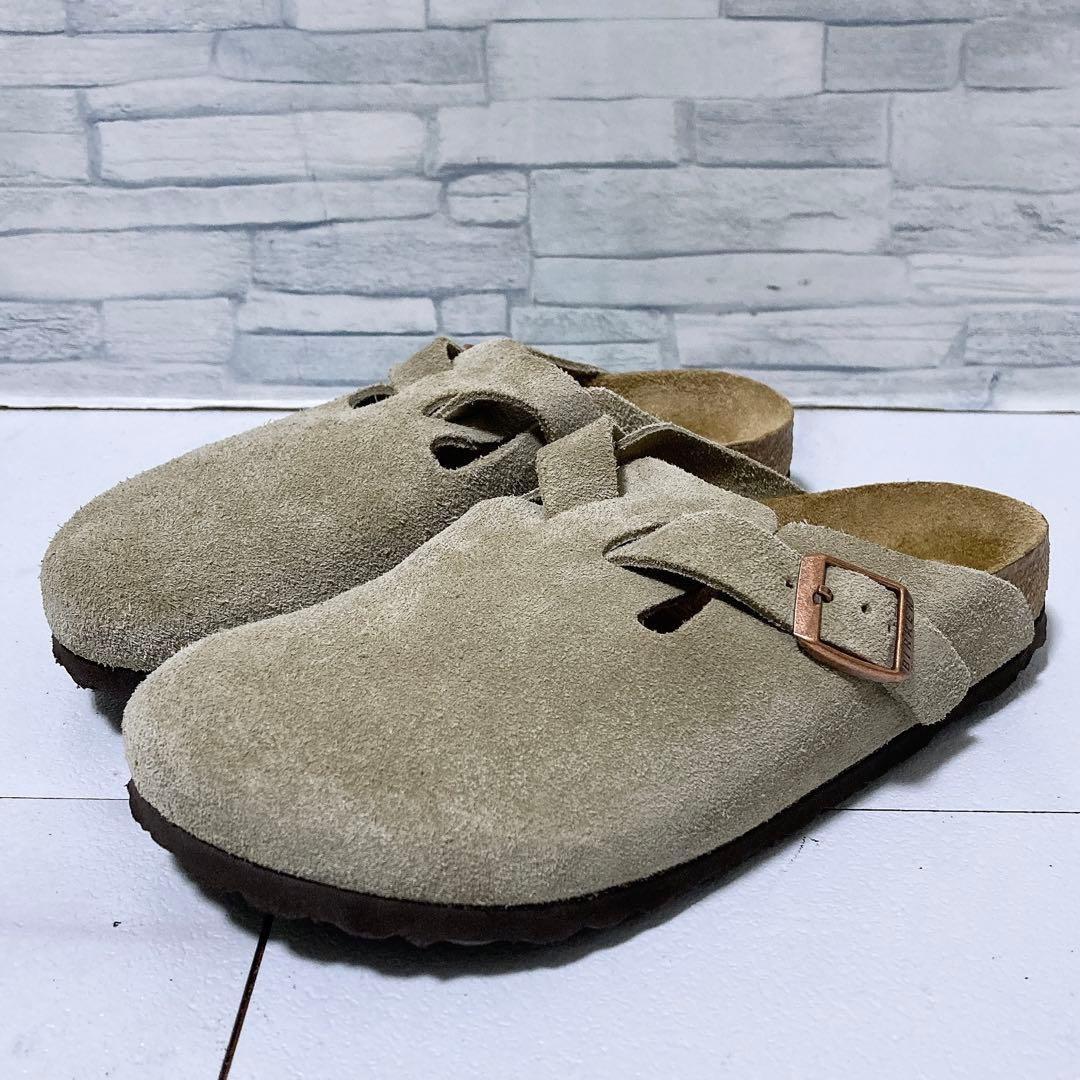 美品 ビルケンシュトック Boston ボストン 23 トープ ソフトヘッド BIRKENSTOCK（ビルケンシュトック）BOSTON（ボストン）