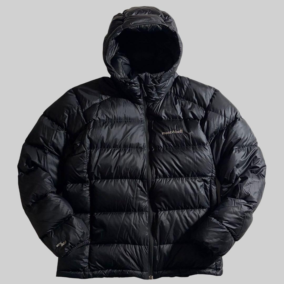 極美品 800FP mont-bell モンベル ライトアルパインダウン パーカ