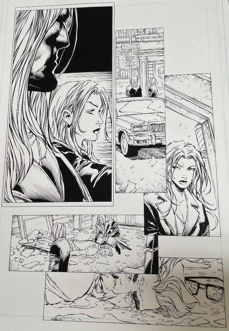 美品・希少・アメコミ　原画　ウィッチブレイド Witchblade