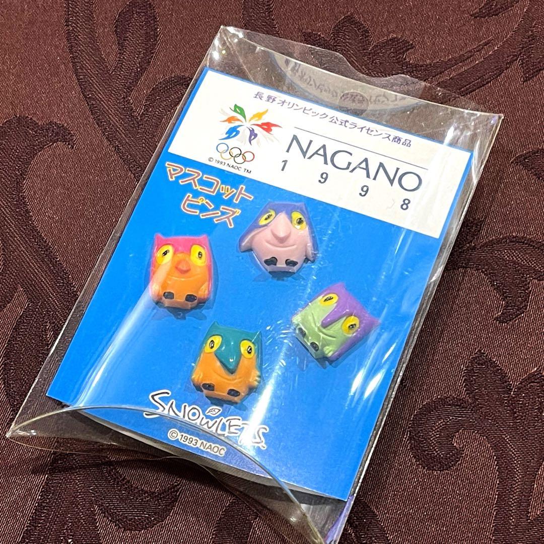 レア【新品】長野オリンピック マスコット スノーレッツピンズ 4個