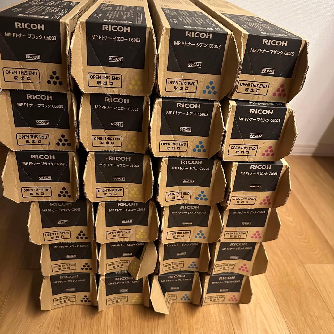 【新品未使用】リコー MP Pトナー C6003 24本（6セット） Amazon.co.jp: リコー MP Pトナー C6003 純正トナー マゼンタ