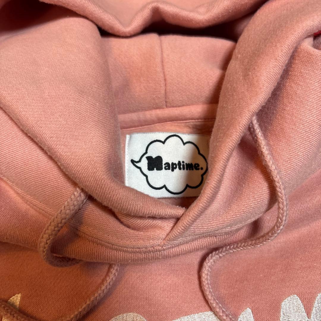 ナップタイム naptime. Nissy パーカー イエロー ピンク - メルカリ