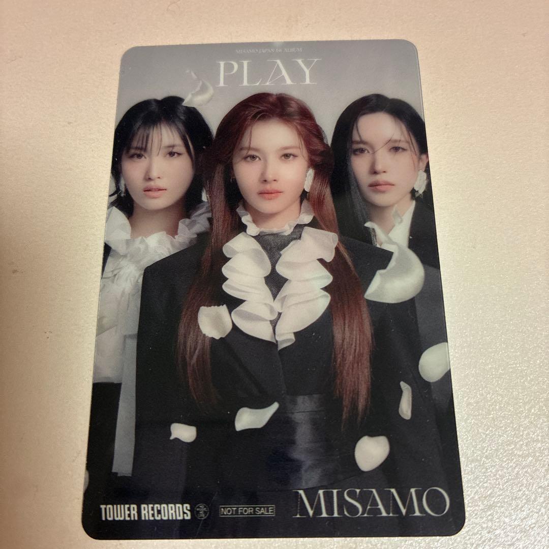 MISAMO ミナ サナ モモ PLAY タワレコ クリアトレカ トレカ ミサモ
