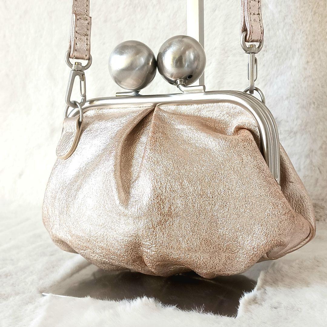 春カラー kawa-kawa カワカワ がま口 ショルダーバッグ ポーチ ミニ