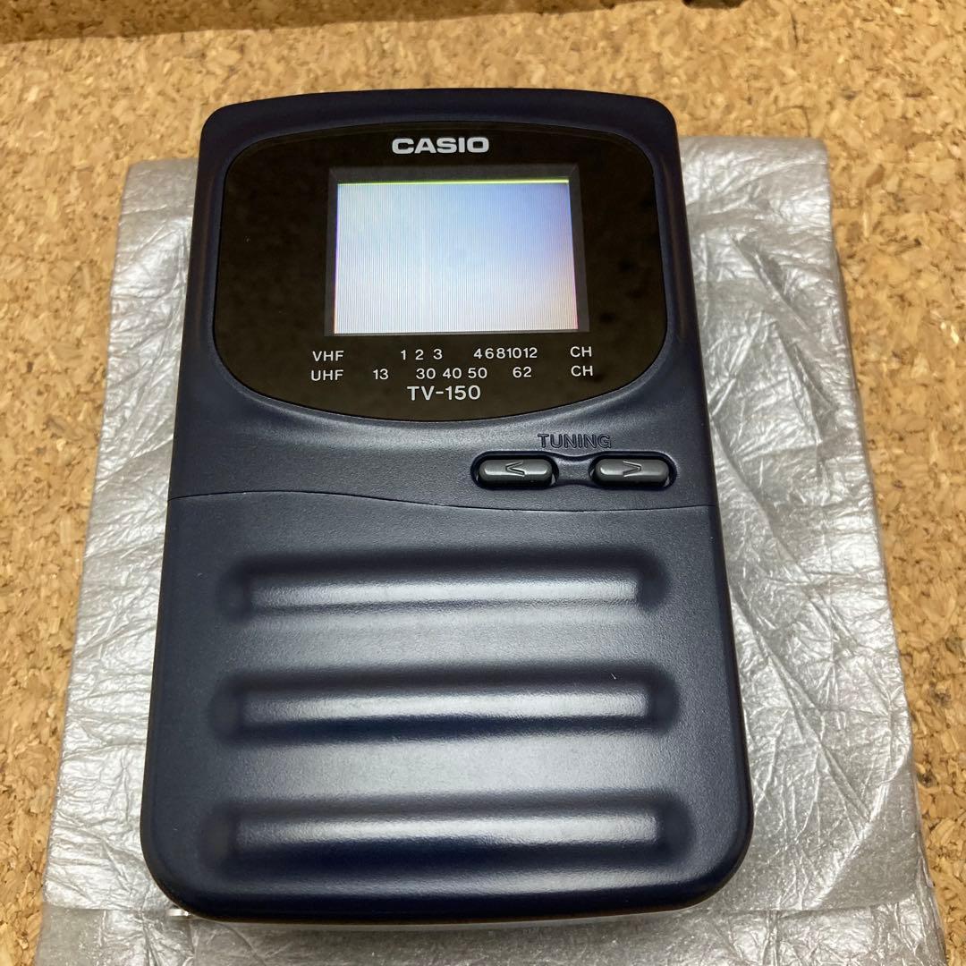 外箱・取説付】CASIOポケット液晶カラーテレビTV-150【レトロ】 - メルカリ