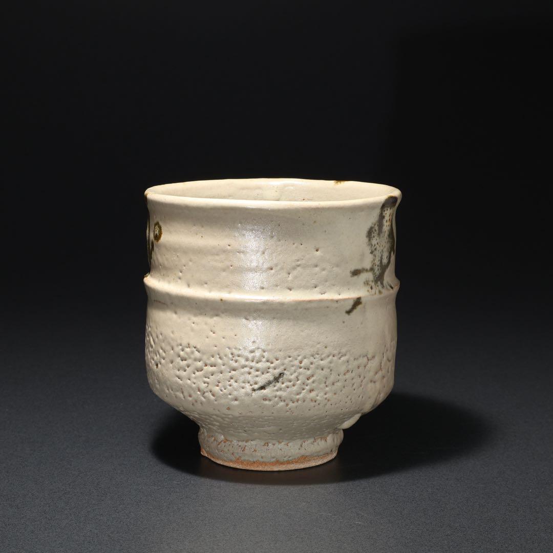 浜田庄司 糠白胴紐鉄絵茶碗 共箱 人間国宝 民藝 R1616お11 - メルカリ